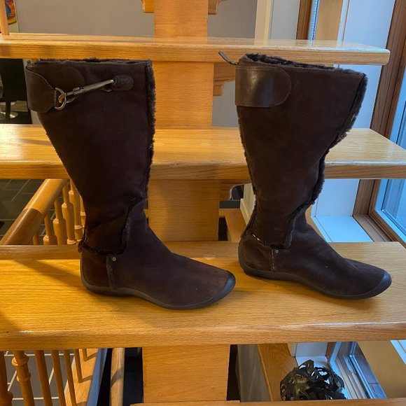 Nike Lab G Series Knee High Brown Suede Boot, Size 9 - Picture 8 of 13